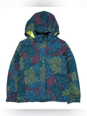 GUC Roxy Big Girls Jetty Geometric Pattern Insulated Ski/ Snowboard Jacket 12